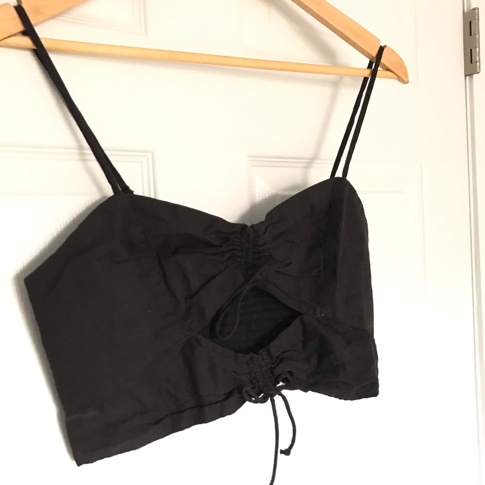 UO Sydney Double Cinched Cropped Top